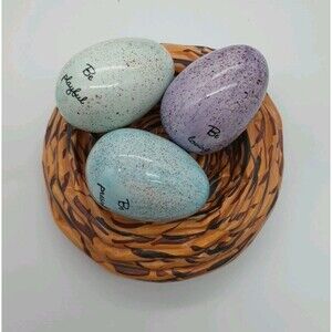Uccellino's Nest Of Affirmations Susan Levine Eggs Spring Be Kind Present Pastel